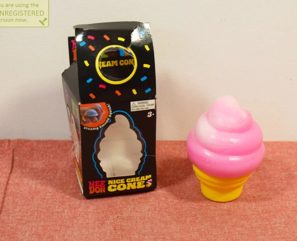 Nee Doh Nice Cream Cone Pink